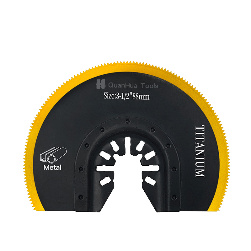 88 mm bimetalni polukružni list pile za rezanje drva presvučen titanom QH-1007HK-DT-2